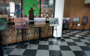 밀양 캘리그라피협회 작품 기증 이미지